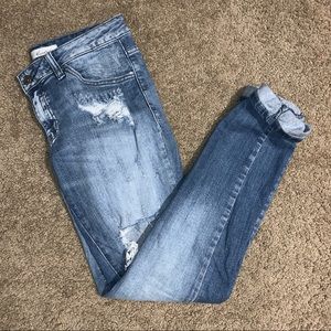 KanCan Distressed Skinny Jeans